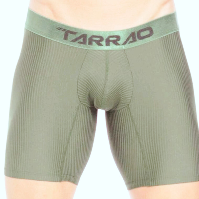Bóxer Microfibra Malla-Rayas Largo - TARRAO